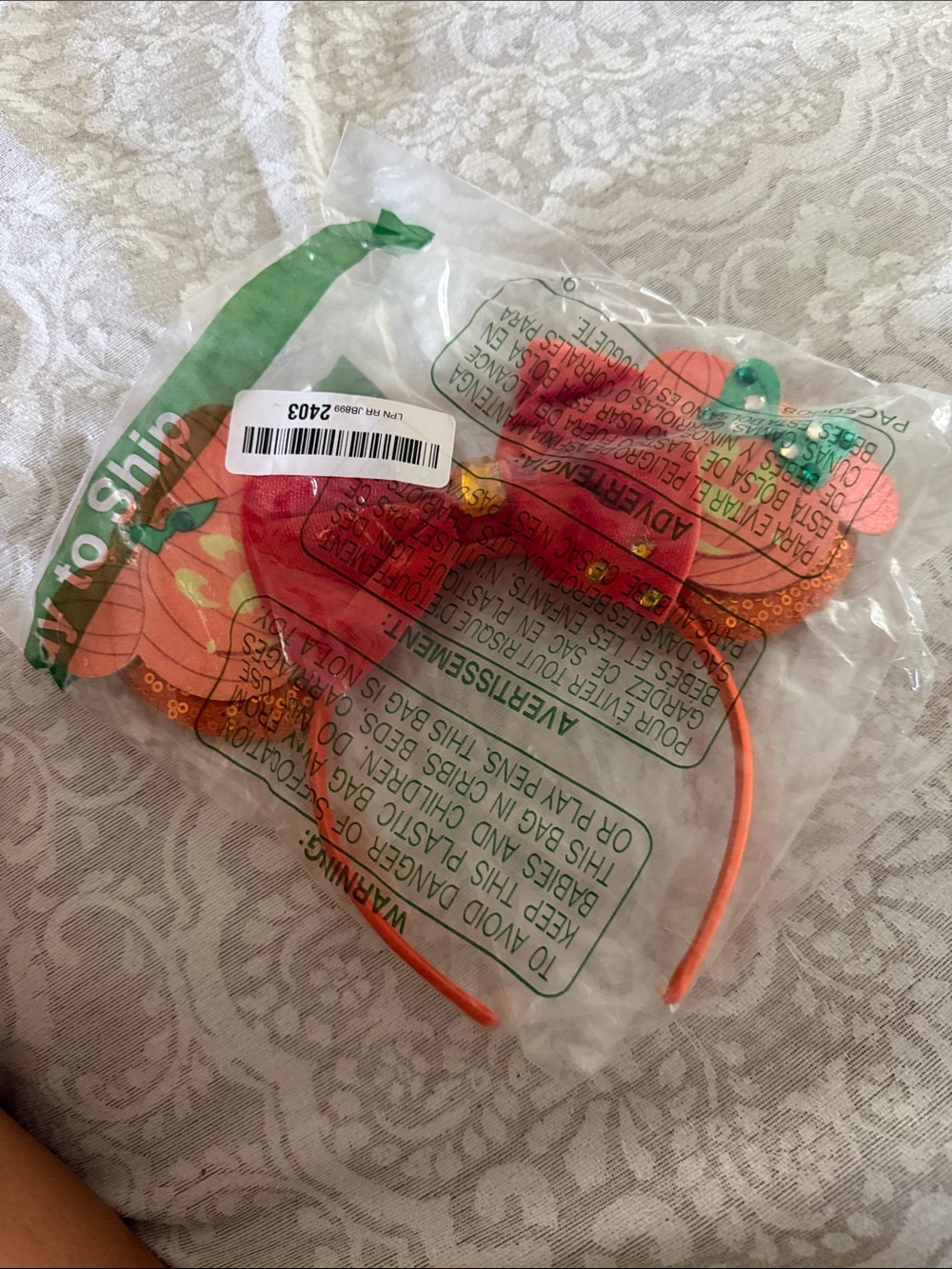 Halloween Minnie ears